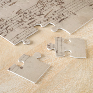Alte Musiknoten - Bach Notenblatt