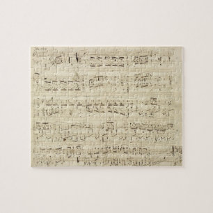 Alte Musiknoten - Chopin Notenblatt