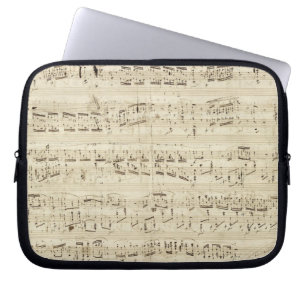 Alte Musiknoten - Chopin Notenblatt Laptopschutzhülle