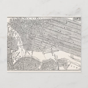 Alte New York City Brooklyn Karte aus dem 19. Jahr