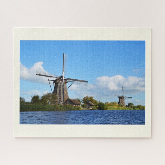 Alte niederländische Windmühlen (Horizontal)