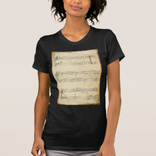 Alte Notenblätter T-Shirt