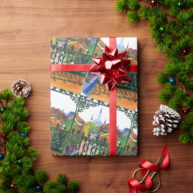 Alte Orleans, Geschenkpapier (Feiertagsgeschenk)