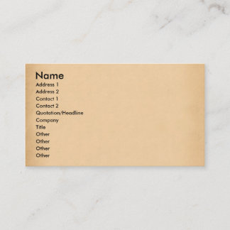 Alte Papier-Visitenkarte Visitenkarte