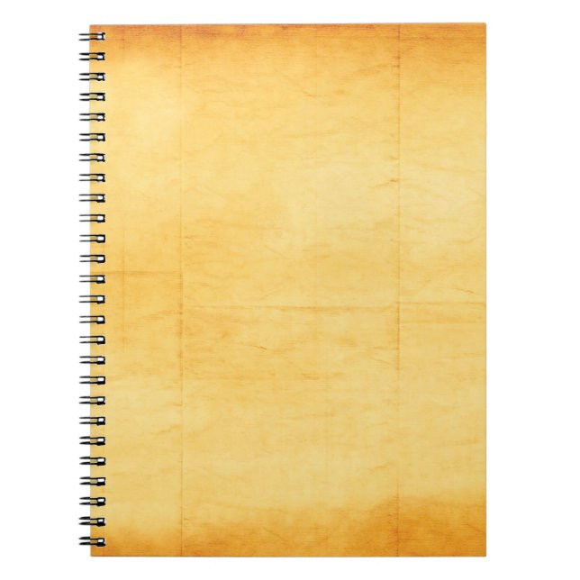 Alte Papiergelbe Papierstruktur Notizblock (Vorderseite)