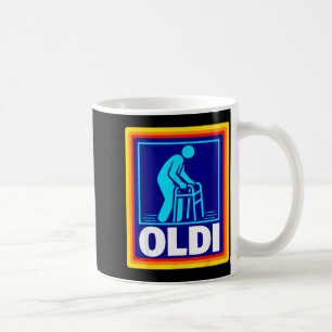 Alte Parodie lustig Retro-Alter Humor Grafik Vater Kaffeetasse