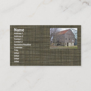 Alte Pennsylvania Bank Barn Business Cards Visitenkarte