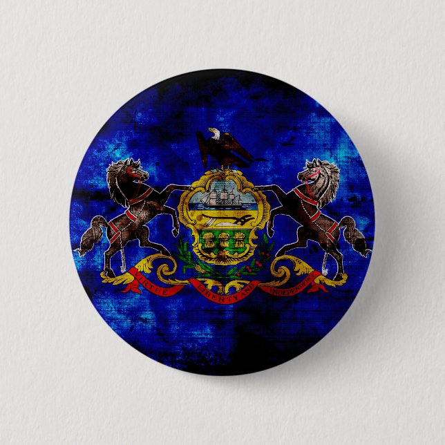 Alte Pennsylvania-Flagge; Button (Vorderseite)