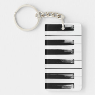 Alte Pianotasten Schlüsselanhänger