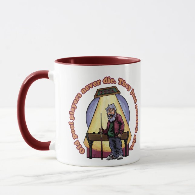 Alte Poolspieler Tasse (Links)