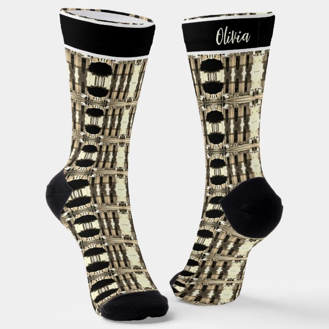 Alte Post Algerien Algier Die Post Socken (Gewinkelt)