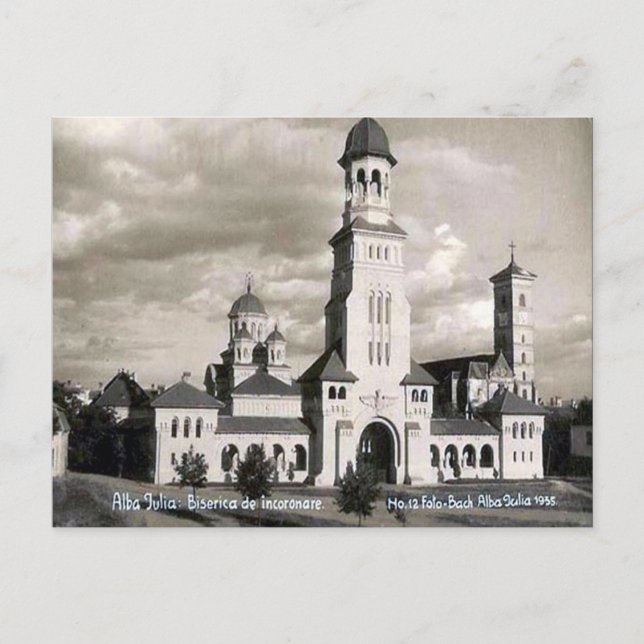 Alte Postkarte - Alba Iulia, Rumänien (Vorderseite)