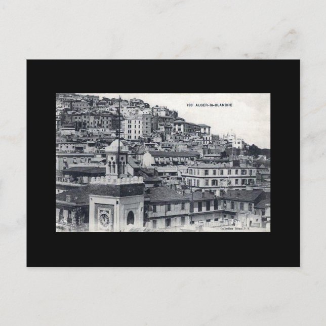 Alte Postkarte - Alger-la-Blanche (Vorderseite)