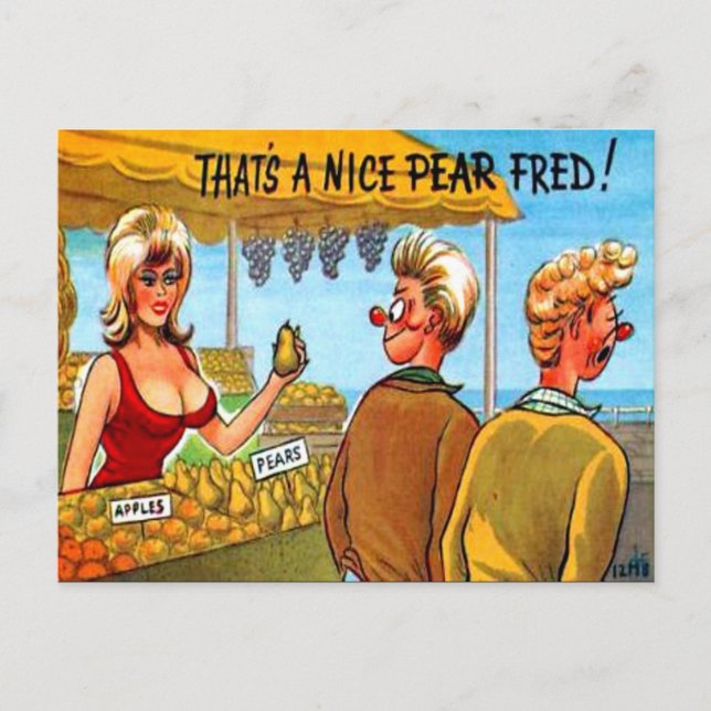 Alte Postkarte - Altes Comic Postkarte (Vorderseite)