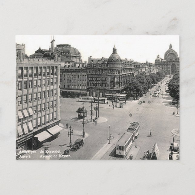 Alte Postkarte - Antwerpen/Anvers, Belgien (Vorderseite)