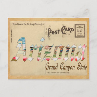Alte Postkarte Arizona