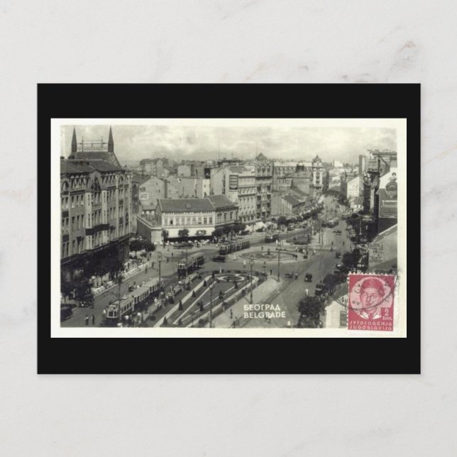 Alte Postkarte, Belgrad 1934 Postkarte (Vorderseite)