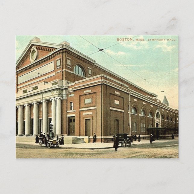 Alte Postkarte - Boston, Massachusetts (Vorderseite)