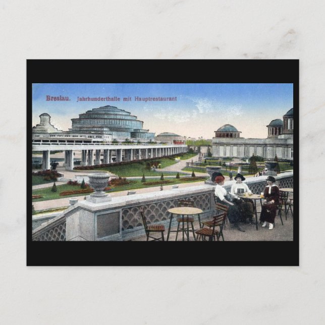 Alte Postkarte - Breslau (Breslau), Polen (Vorderseite)