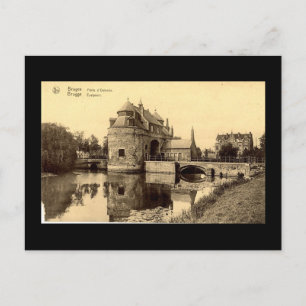 Alte Postkarte, Brügge Postkarte