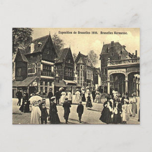 Alte Postkarte - Brüssel Expo 1910