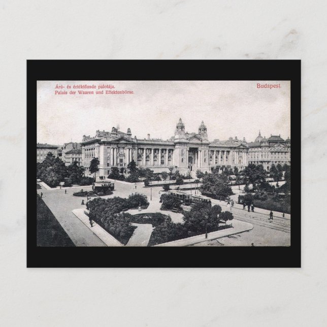 Alte Postkarte - Budapest (Vorderseite)