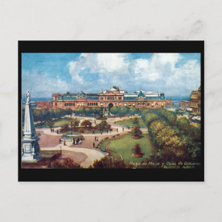 Alte Postkarte - Buenos Aires, Argentinien.