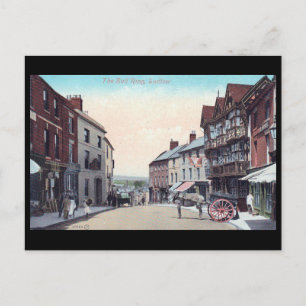 Alte Postkarte - Bull Ring, Ludlow, Shropshire