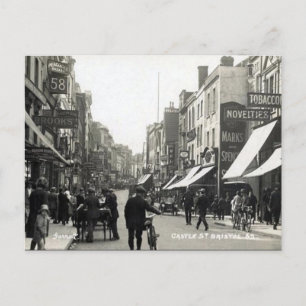 Alte Postkarte - Burg St, Bristol