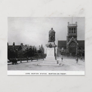 Alte Postkarte - Burton-on-Trent, Staffordshire
