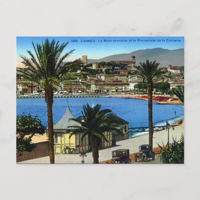 Alte Postkarte - Cannes (Vorderseite)