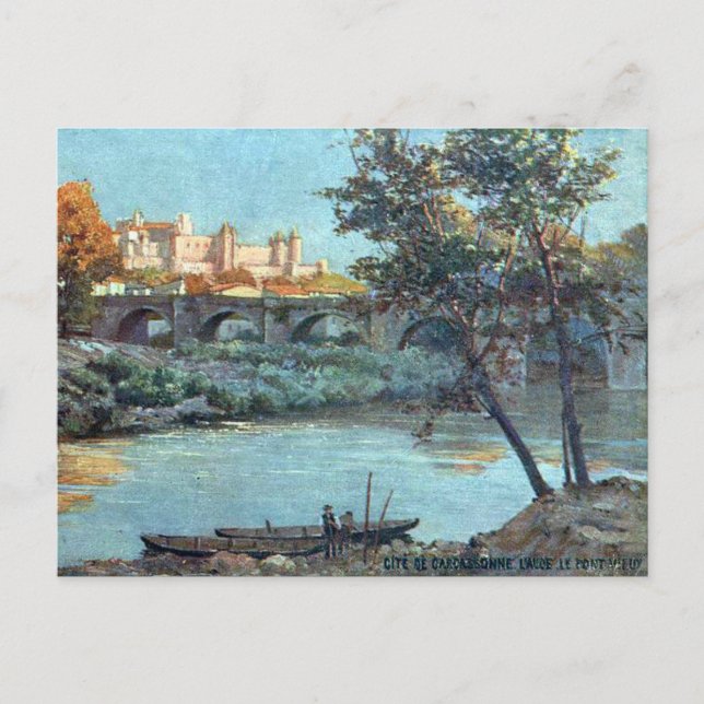 Alte Postkarte - Carcassonne, Aude, Frankreich (Vorderseite)