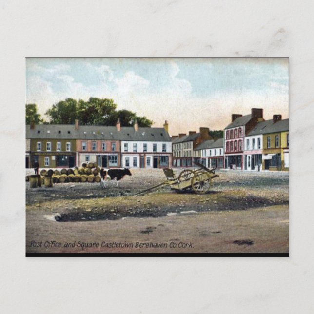 Alte Postkarte - Castletownbere, Grafschaft Cork (Vorderseite)