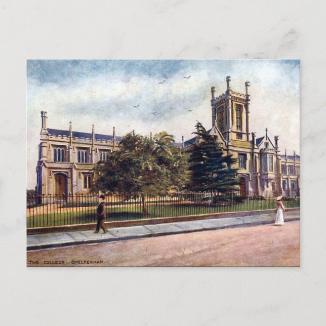 Alte Postkarte - Cheltenham, Gloucestershire (Vorderseite)
