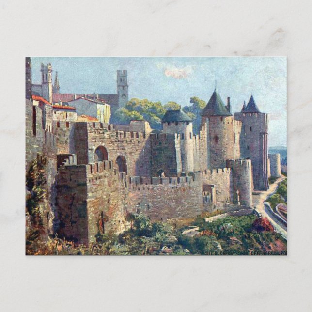 Alte Postkarte - Cité de Carcassonne, Aude (Vorderseite)