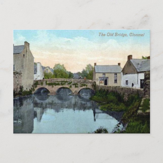 Alte Postkarte - Clonmell, Grafschaft Tipperary (Vorderseite)