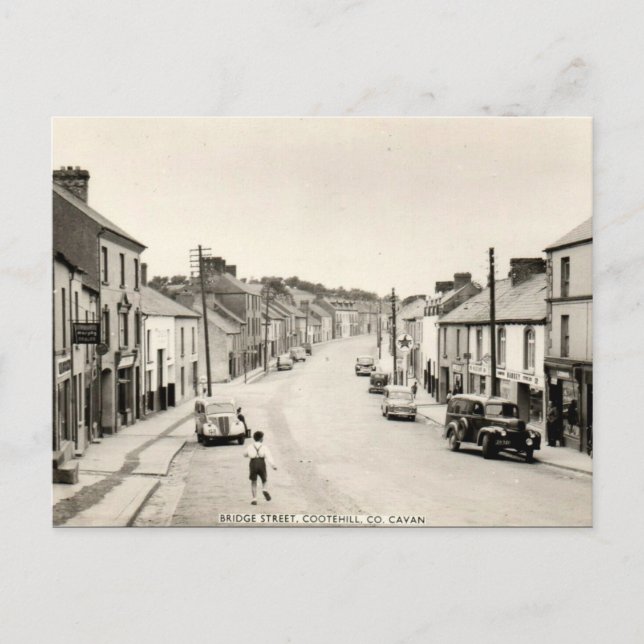 Alte Postkarte - Cootehill, Grafschaft Cavan (Vorderseite)