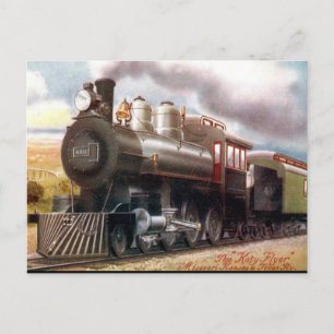 Alte Postkarte - Der "Katy Flyer".