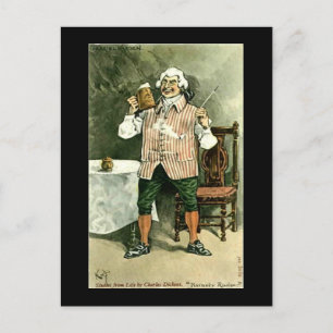 Alte Postkarte, Dickens, "Barnaby Rudge" Postkarte