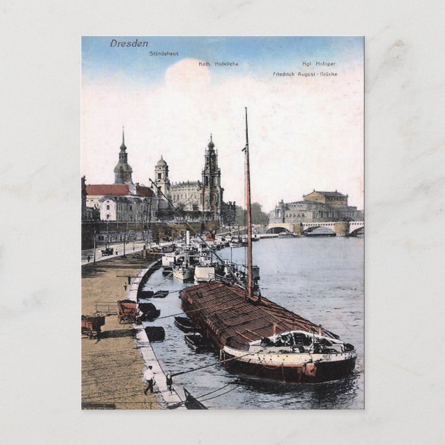 Alte Postkarte - Dresden, Deutschland (Vorderseite)