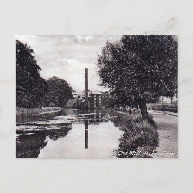Alte Postkarte - Fakenham, Norfolk (Vorderseite)
