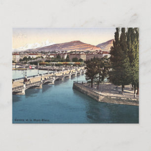 Alte Postkarte - Genf, Schweiz