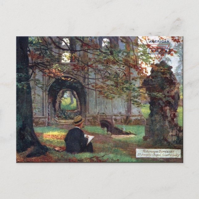 Alte Postkarte - Glastonbury, Somerset (Vorderseite)