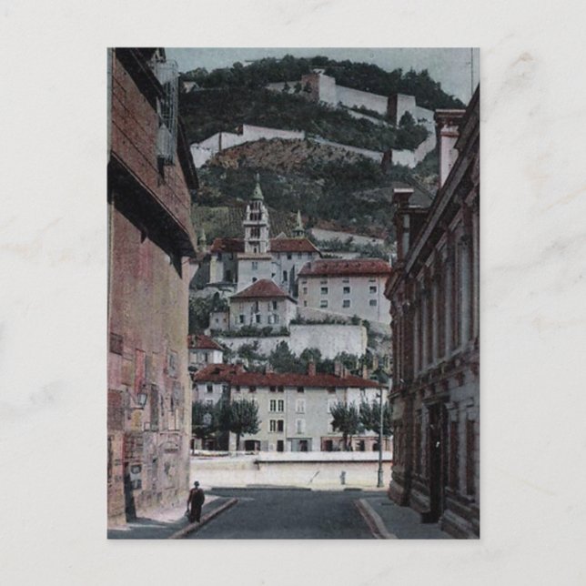 Alte Postkarte - Grenoble, Frankreich (Vorderseite)