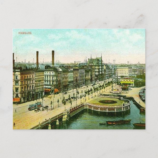 Alte Postkarte - Hamburg, Deutschland (Vorderseite)