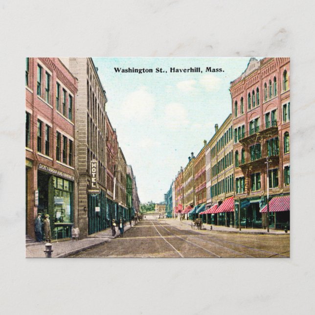 Alte Postkarte - Haverhill, Massachusetts (Vorderseite)