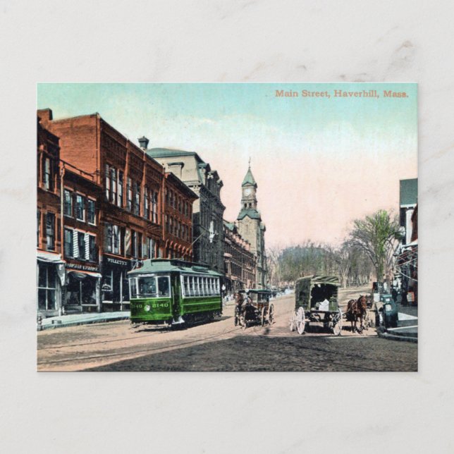 Alte Postkarte - Haverhill, Massachusetts (Vorderseite)