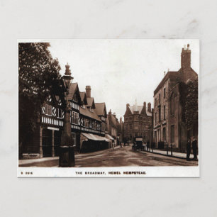 Alte Postkarte - Hemel Hempstead, Herzen