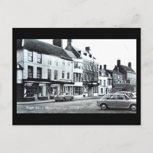 Alte Postkarte, Hohe Straße, Shipston-on-Stour, Wa Postkarte