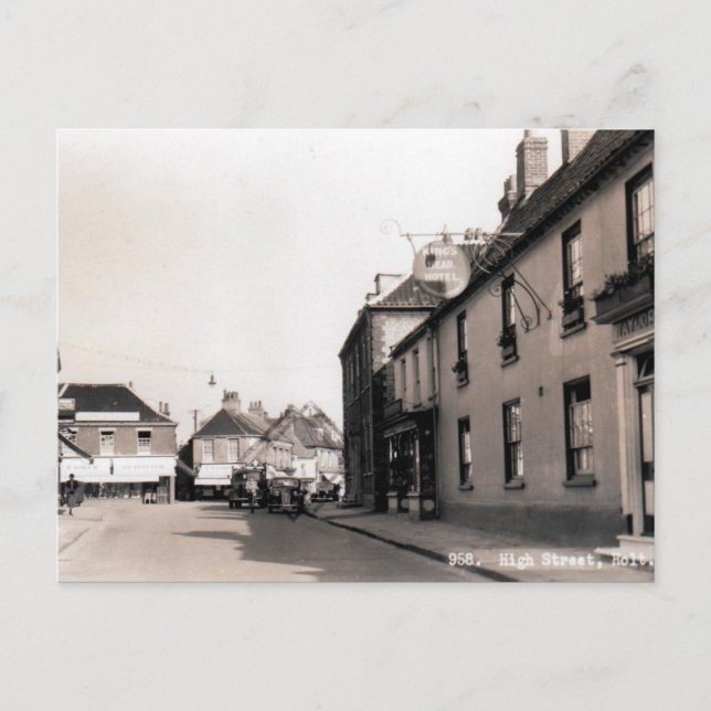 Alte Postkarte - Holt, Norfolk (Vorderseite)